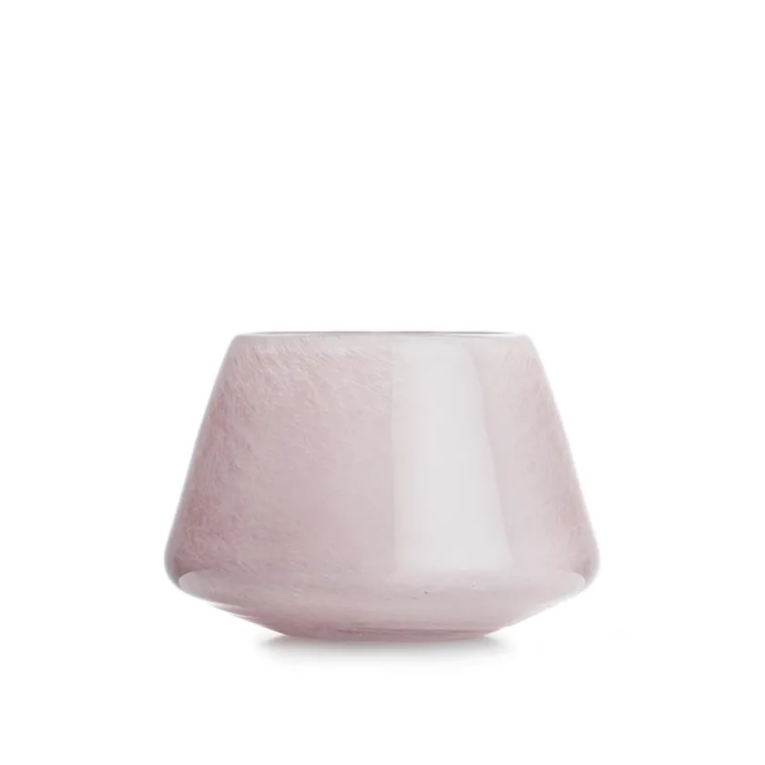 HADELAND GLASSVERK Dugg Lyslykt 8,5cm Rosa Clearance