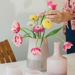 HADELAND GLASSVERK Dugg Vase 20cm Rosa Sale