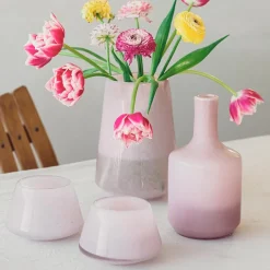 HADELAND GLASSVERK Dugg Vase 20cm Rosa Sale