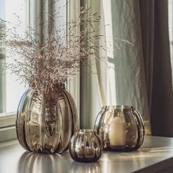 HADELAND GLASSVERK Ella Vase Kakao 22cm Sale