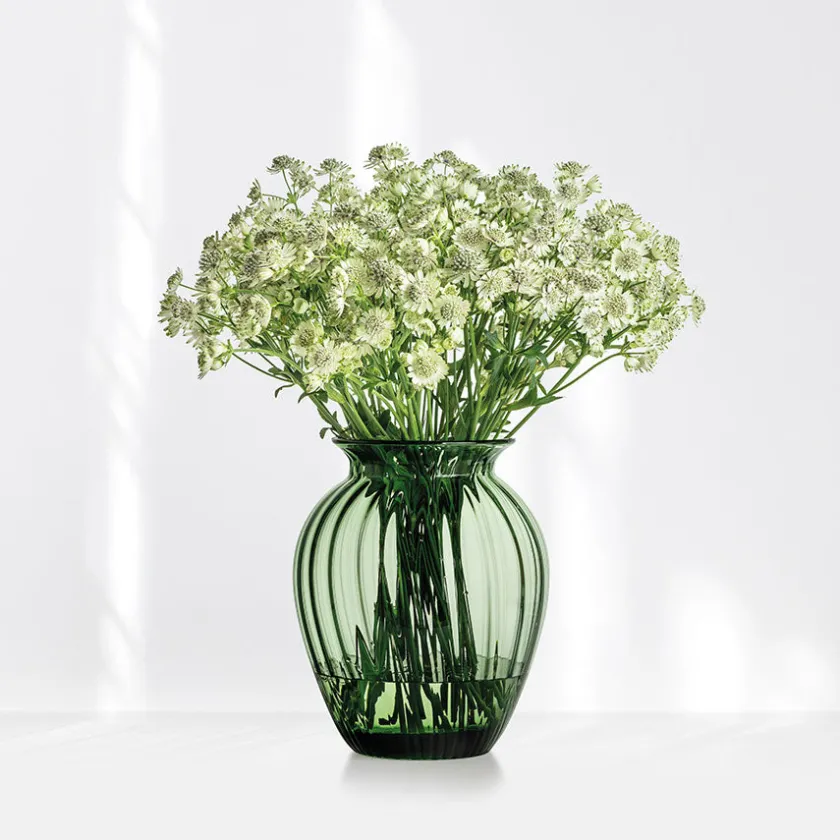 HADELAND GLASSVERK Emily Vase 26,5cm Grønn Optikk Sale