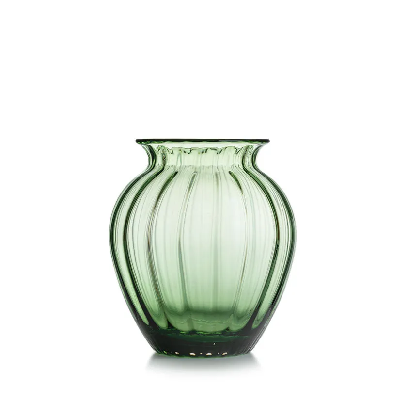 HADELAND GLASSVERK Emily Vase 23cm Grønn Optikk Discount