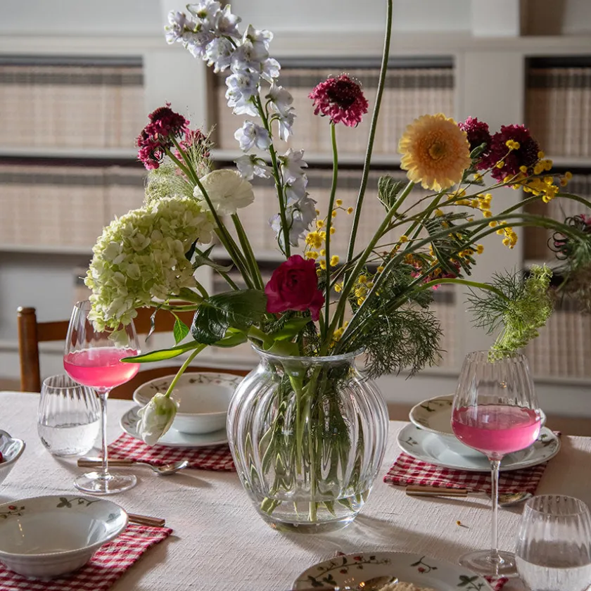 HADELAND GLASSVERK Emily Vase 23cm Klar Optikk Sale