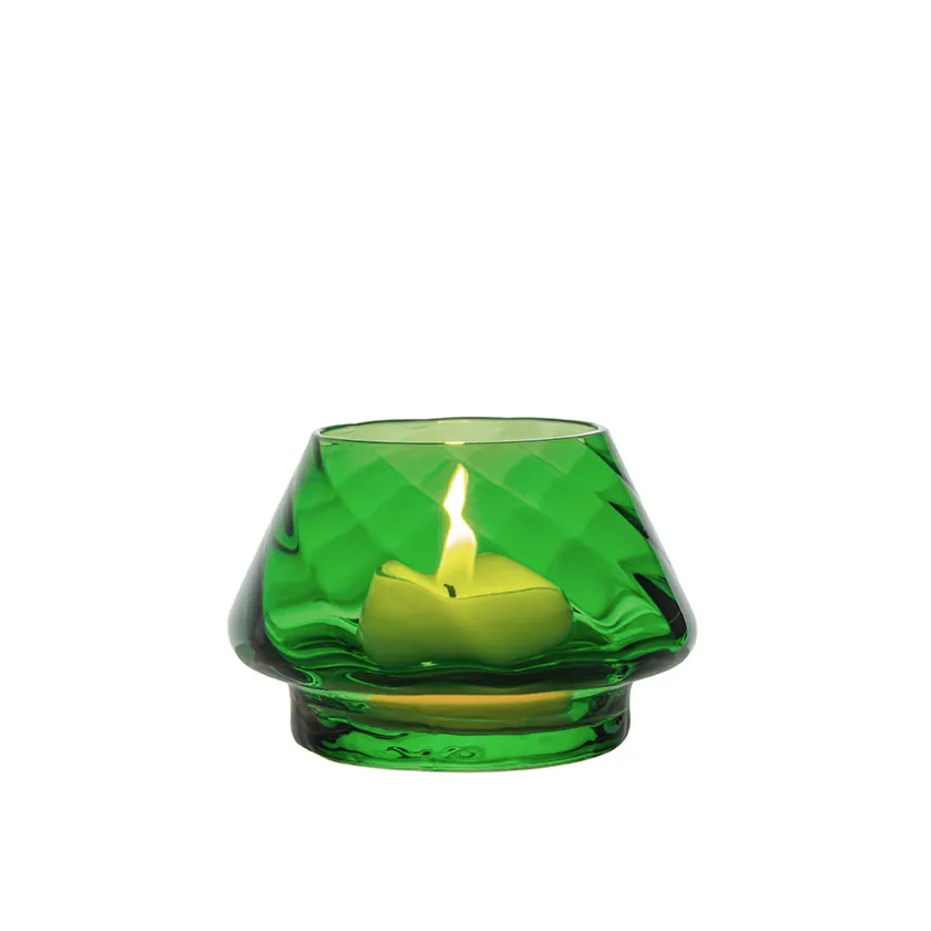 HADELAND GLASSVERK Gran Lyslykt Grønn Optikk 2pk Discount