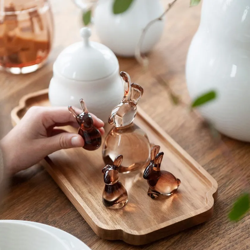 HADELAND GLASSVERK Harer 3pk Hot