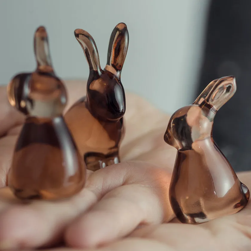 HADELAND GLASSVERK Harer 3pk Hot