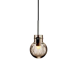 HADELAND GLASSVERK Krystallkule Taklampe