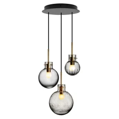 HADELAND GLASSVERK Krystallkule Taklampe Clearance