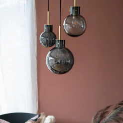 HADELAND GLASSVERK Krystallkule Taklampe Clearance