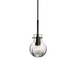 HADELAND GLASSVERK Krystallkule Lampe New