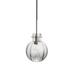 HADELAND GLASSVERK Krystallkule Lampe New
