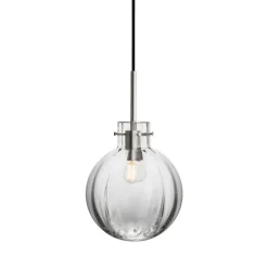 HADELAND GLASSVERK Krystallkule Lampe New