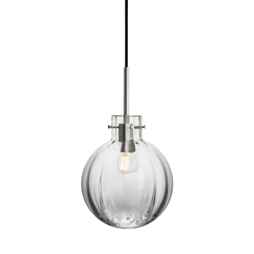 HADELAND GLASSVERK Krystallkule Lampe New