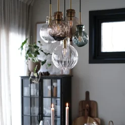 HADELAND GLASSVERK Krystallkule Taklampe Sale