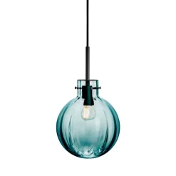 HADELAND GLASSVERK Krystallkule Taklampe New