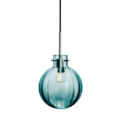 HADELAND GLASSVERK Krystallkule Taklampe New