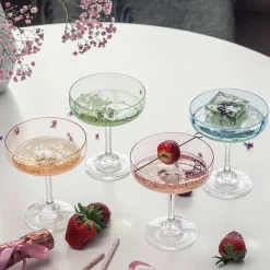 HADELAND GLASSVERK Odyssé Cavaskål Rosa 25cl 2pk New