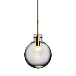 HADELAND GLASSVERK Røkgrå Taklampe Online