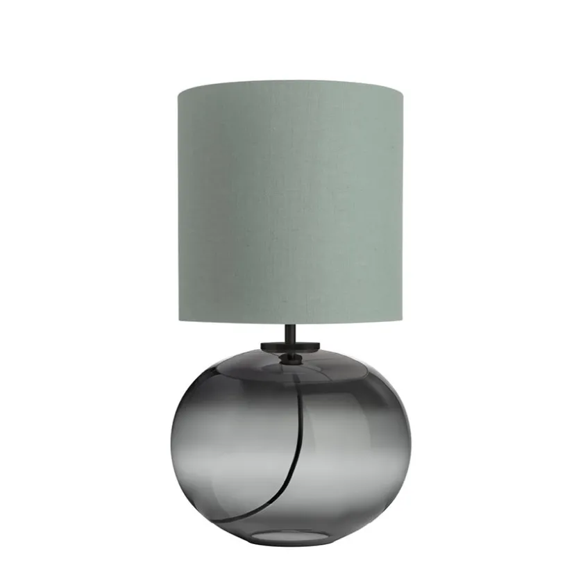 HADELAND GLASSVERK Senja Bordlampe Røkgrå