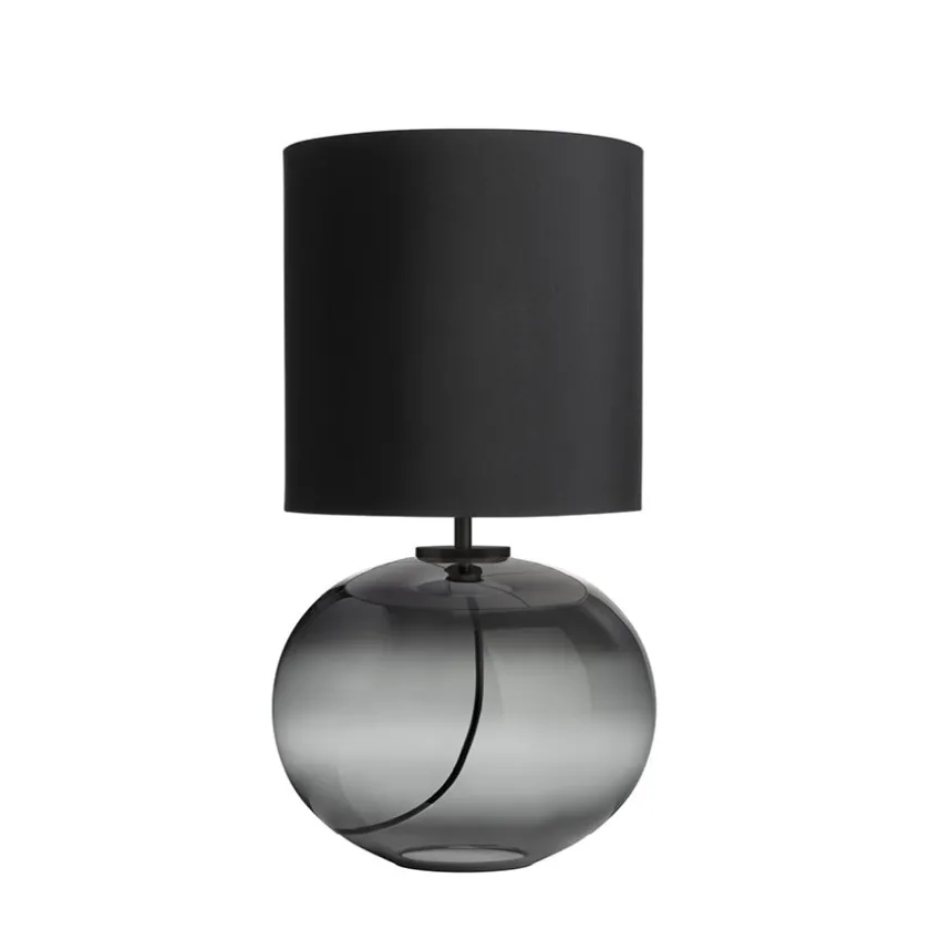 HADELAND GLASSVERK Senja Bordlampe Røkgrå