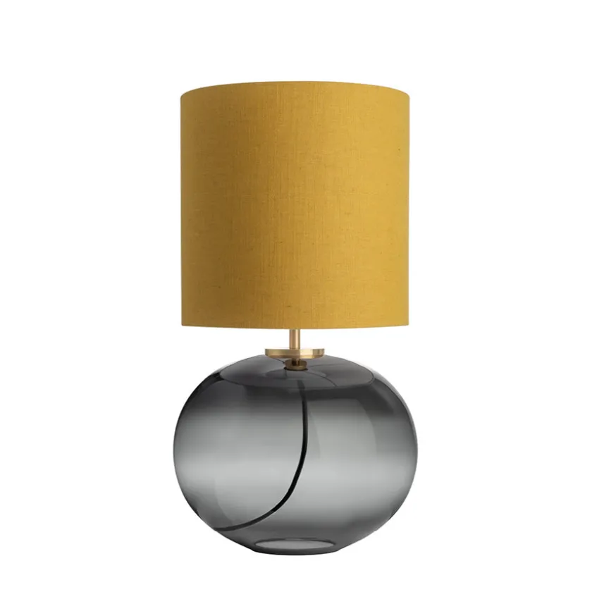 HADELAND GLASSVERK Senja Bordlampe Røkgrå