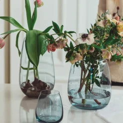 HADELAND GLASSVERK Siccori Vase 20cm Himmelblå Online