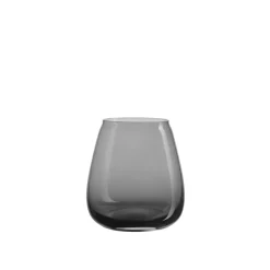 HADELAND GLASSVERK Siccori Vase 11cm Røkgrå Clearance