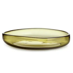 HADELAND GLASSVERK Sine Fat Oliven New