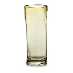 HADELAND GLASSVERK Sine Vase 29,5x11cm Oliven New