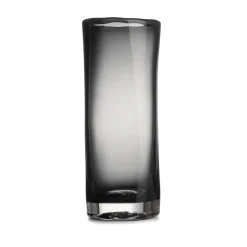 HADELAND GLASSVERK Sine Vase 29,5x11cm Røkgrå New