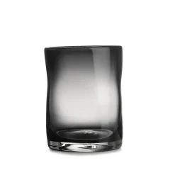 HADELAND GLASSVERK Sine Vase 20,5x16cm Røkgrå