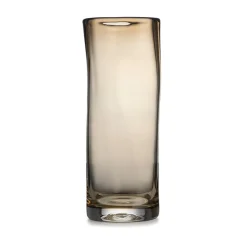 HADELAND GLASSVERK Sine Vase 29,5x11cm Kakao