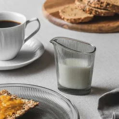 HADELAND GLASSVERK Siri Mugge 10cl Røkgrå Best