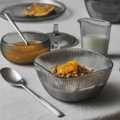 HADELAND GLASSVERK Siri Mugge 10cl Røkgrå Best