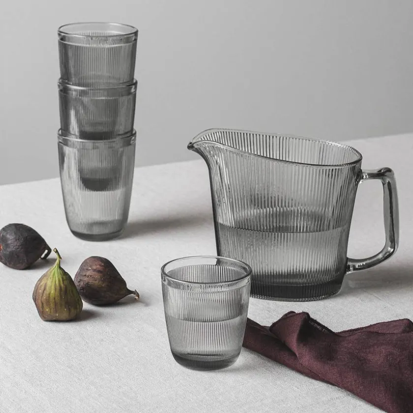 HADELAND GLASSVERK Siri Mugge 1L Røkgrå New