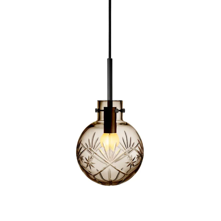 HADELAND GLASSVERK Taklampe Finn Kakao