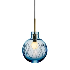 HADELAND GLASSVERK Taklampe Stålblå Outlet