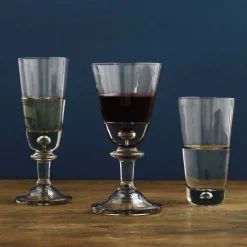 HADELAND GLASSVERK Tangen Grå Champagne/Hvitvinsglass Høy 20cl Hot