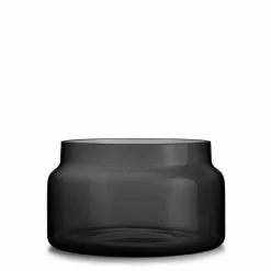 HADELAND GLASSVERK Tindre Vase/Lyslykt Røkgrå 17,8cm Online