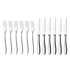 HARDANGER BESTIKK Fjord Biffbestikk 6 Pers New