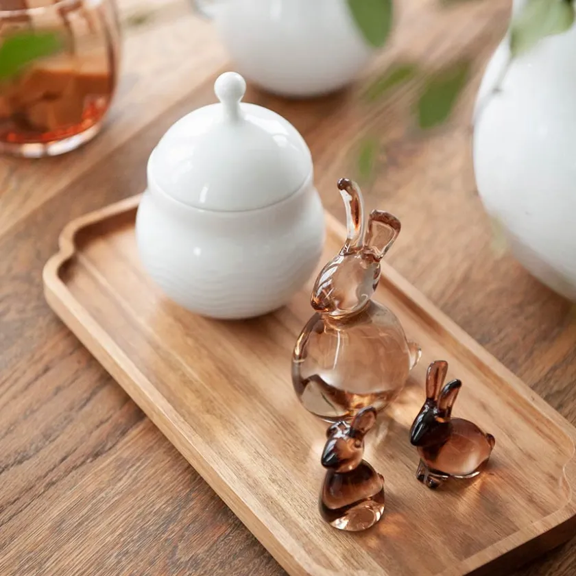 HADELAND GLASSVERK Hare 11cm Glass fra Discount