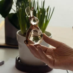 HADELAND GLASSVERK Hare 11cm Glass fra Discount