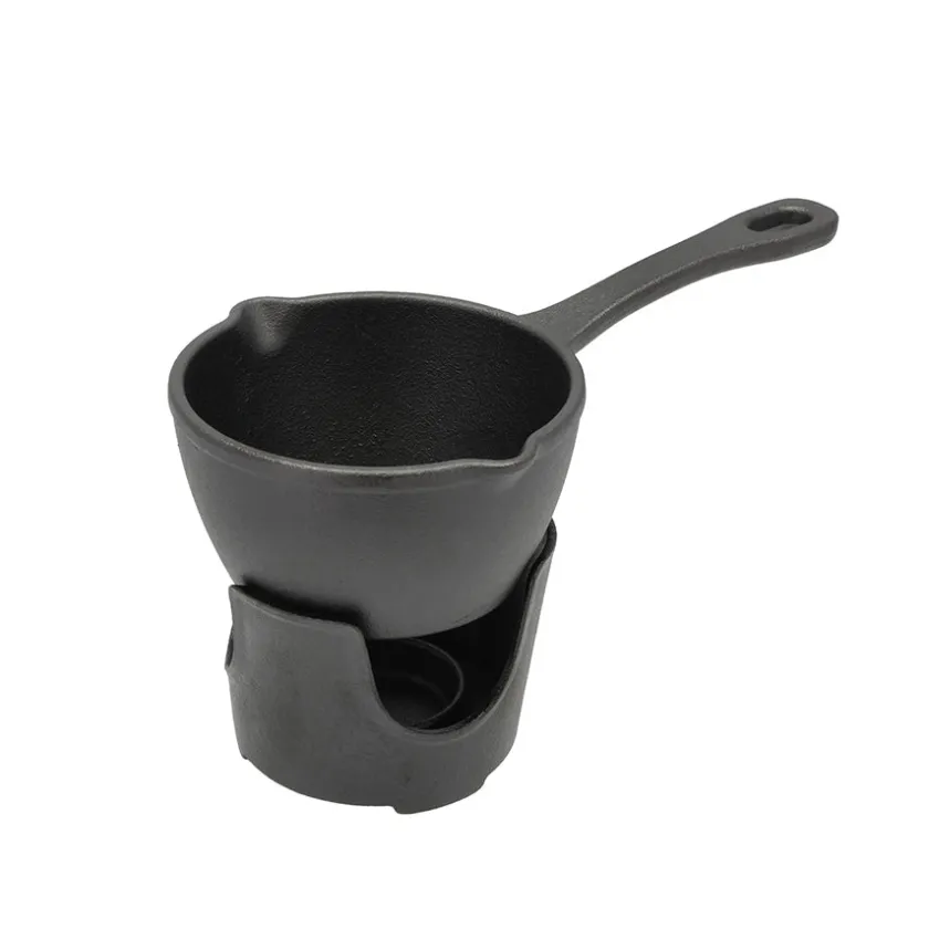 HOLM Sausevarmersett 12cm Støpejern Svart