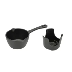 HOLM Sausevarmersett 12cm Støpejern Svart