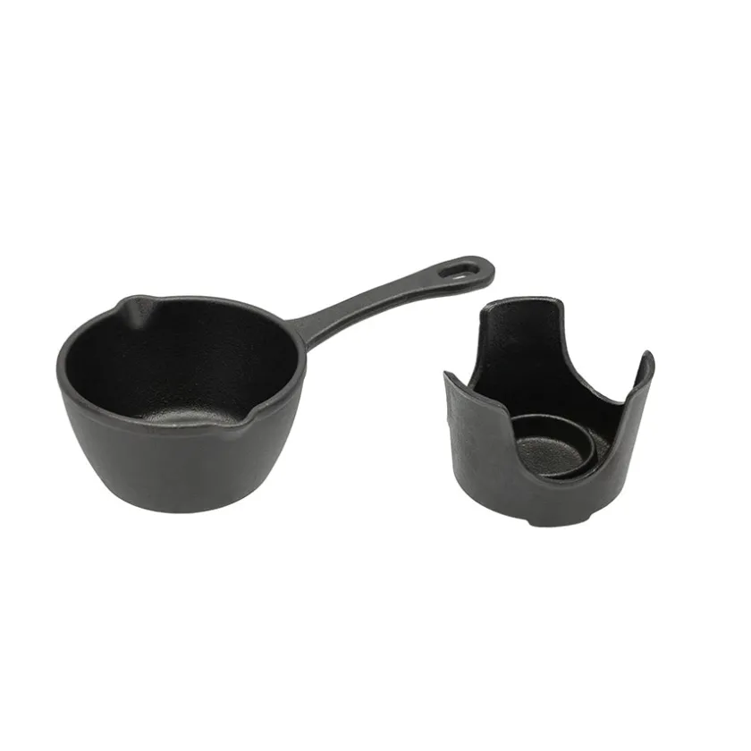 HOLM Sausevarmersett 12cm Støpejern Svart