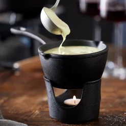 HOLM Sausevarmersett 12cm Støpejern Svart