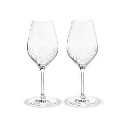 HOLMEGAARD Holmgaard Cabernet Lines Hvitvinsglass 36cl 2stk Discount