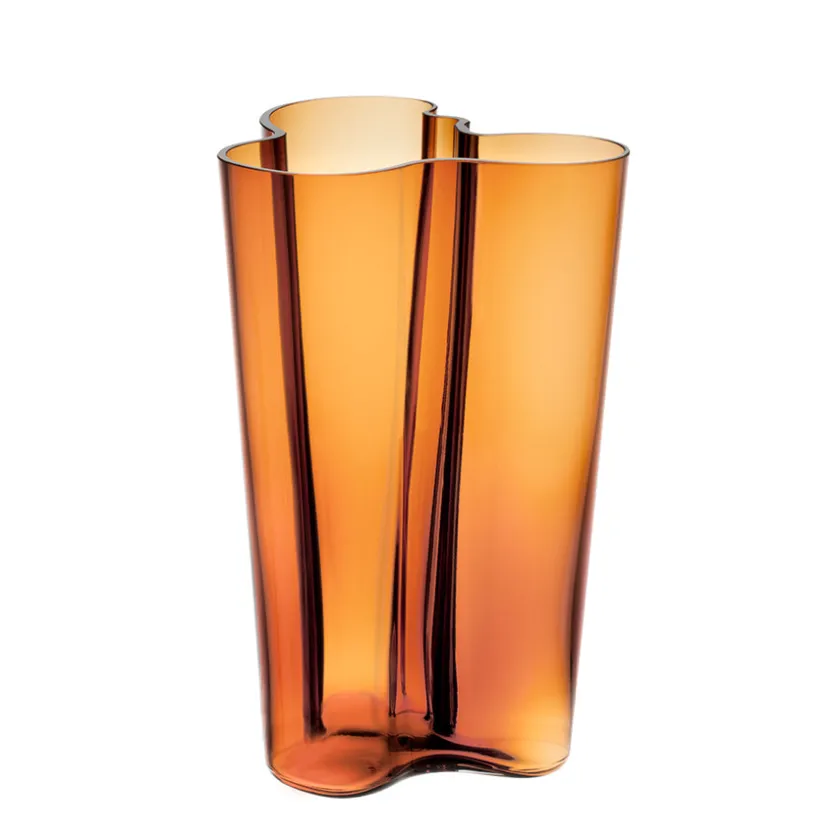 IITTALA Alvar Aalto Vase 25cm Kobber New