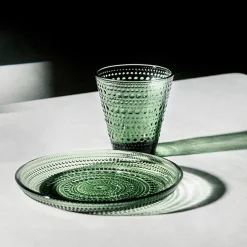 IITTALA Kastehelmi Asjett 17cm Furu Grønn Hot