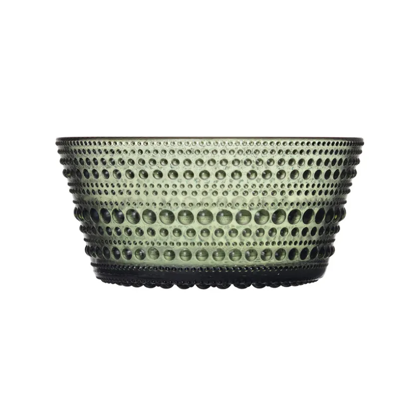 IITTALA Kastehelmi Skål 23cl Furugrønn New